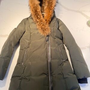 Mackage Olive Puffer Coat with Fur Trim